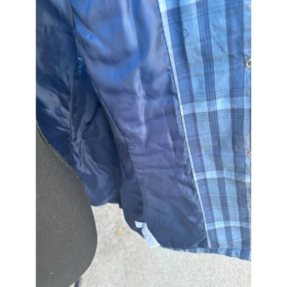 NWT Bandolino Blue Plaid Quilted Vest Plus Size XXL Travel Comfort Streetwear - Picture 10 of 12